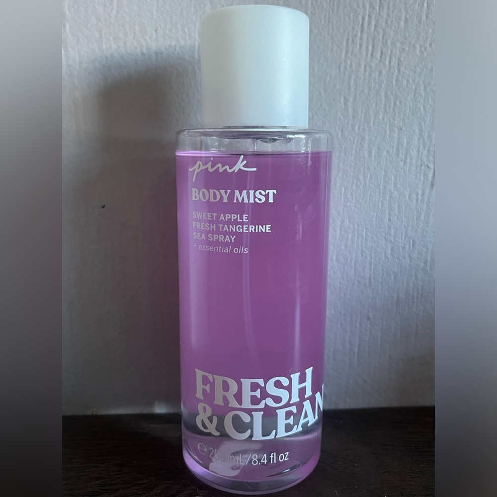 Victoria's Secret VS PINK Fresh and Clean Fragrance Body Mist Spray 8.4 oz